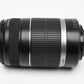 Canon EF-S 55-250mm f4-5.6 IS Zoom lens, w/Caps