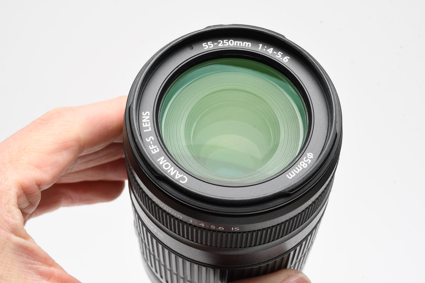 Canon EF-S 55-250mm f4-5.6 IS Zoom lens, w/Caps