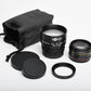 Bower all in one 3X - .5X Systematic Auxiliary Lens 43mm screw on w/37mm adapter