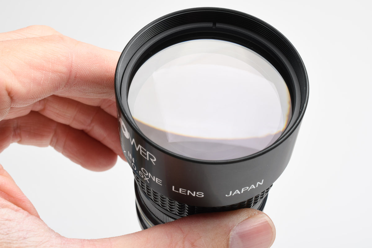 Bower all in one 3X - .5X Systematic Auxiliary Lens 43mm screw on w/37mm adapter