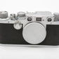 Leica IIIf Black Dial Rangefinder Film Camera Body, Tested, Great!  Clean