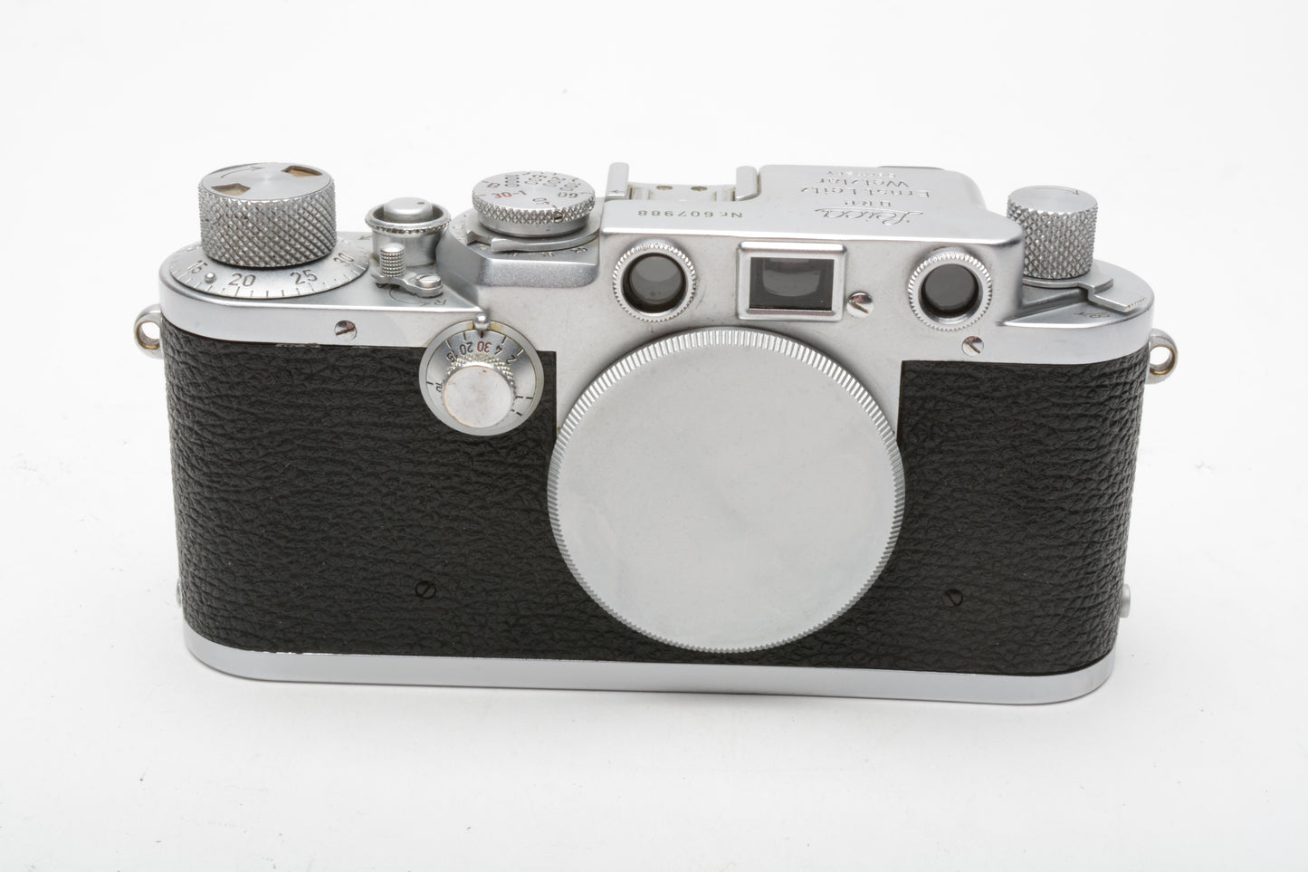 Leica IIIf Black Dial Rangefinder Film Camera Body, Tested, Great!  Clean