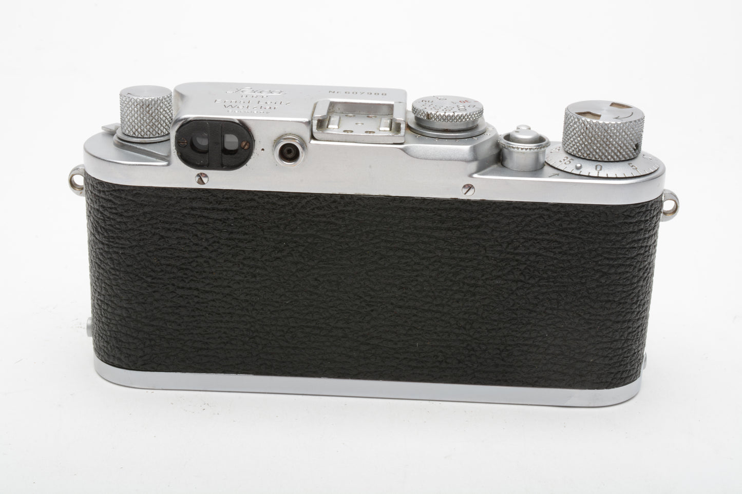 Leica IIIf Black Dial Rangefinder Film Camera Body, Tested, Great!  Clean