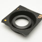 Linhof Technika IV V Lens Board 96.5mm x 99mm Copal 1 41.6mm Hole, Nice!