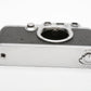 Leica IIIf Black Dial Rangefinder Film Camera Body, Tested, Great!  Clean