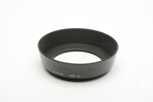 Nikon HN-3 metal lens hood, Genuine, Great, Mint-