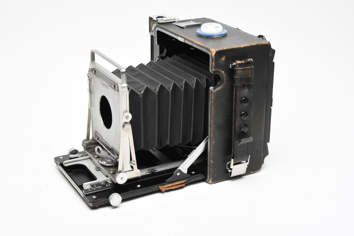 Graflex Speed Graphic 4x5 camera w/Lens board, Tested, Good!
