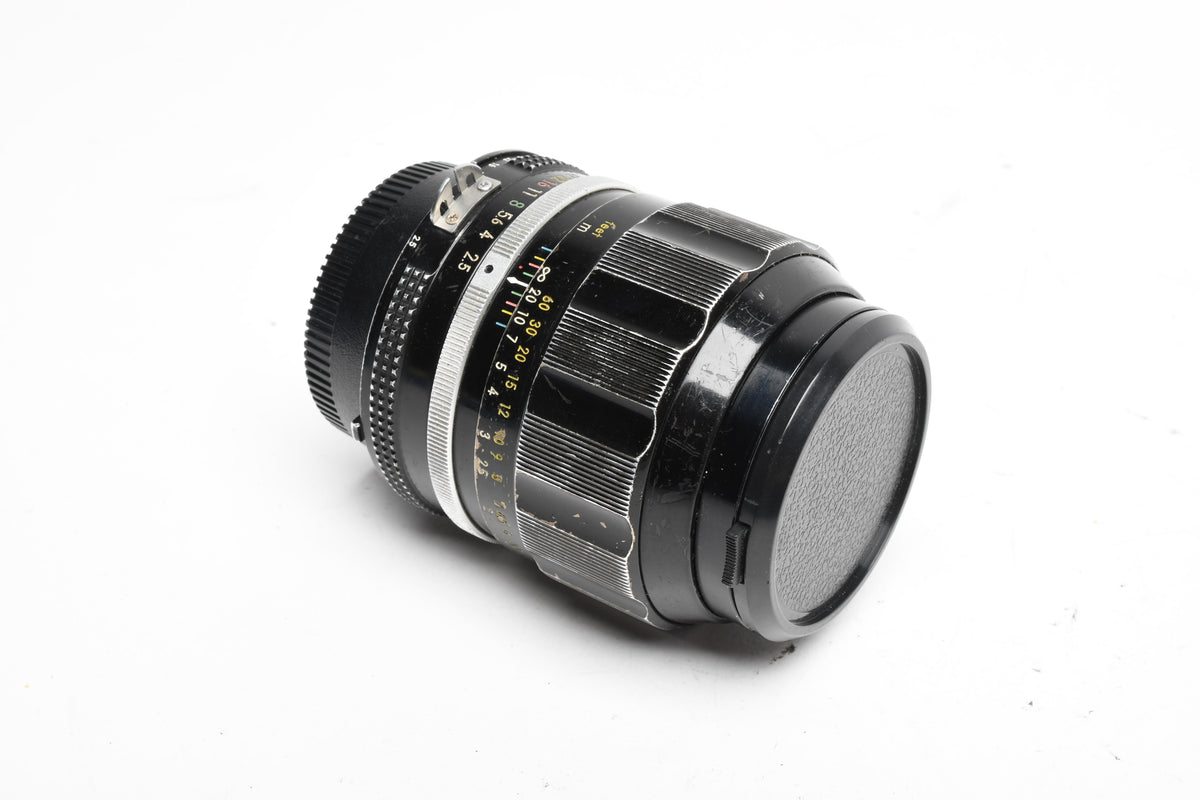 Nikon Nikkor-PC Auto 105mm f2.5 Ai portrait lens w/caps, Bargain, Read*