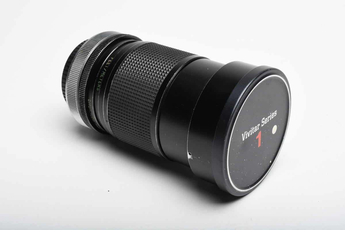 Vivitar 28-85mm f2.8-3.8 MC Zoom lens for Canon FD Mount, Caps, Good!