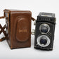 Dejur TLR 120 camera w/85mm f3.5 lens, case+strap, works! tested