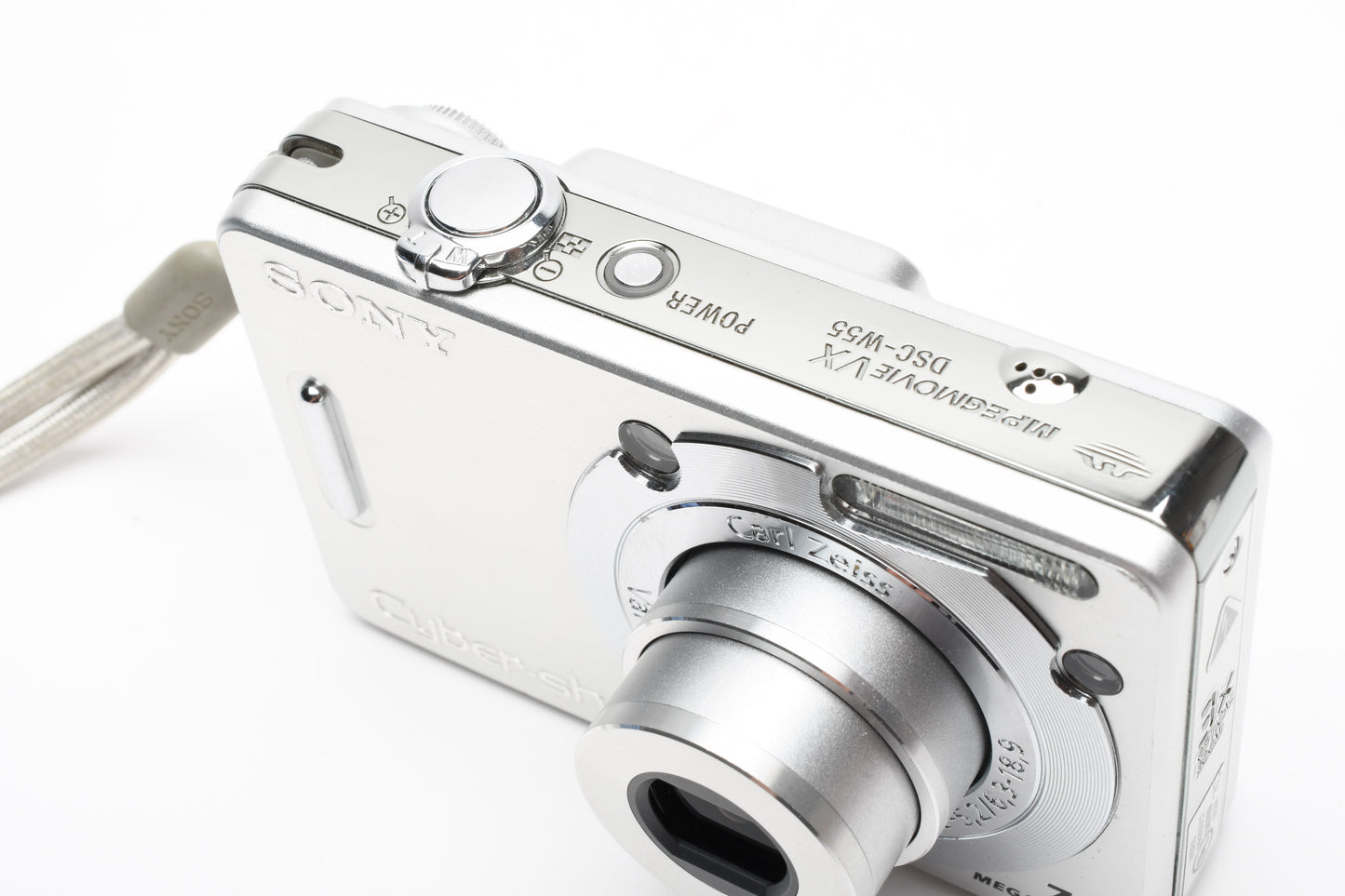 Sony DSC-W55 7.2MP Digital Point&Shoot camera, batt+charger+256MB card, Great!