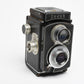Dejur TLR 120 camera w/85mm f3.5 lens, case+strap, works! tested