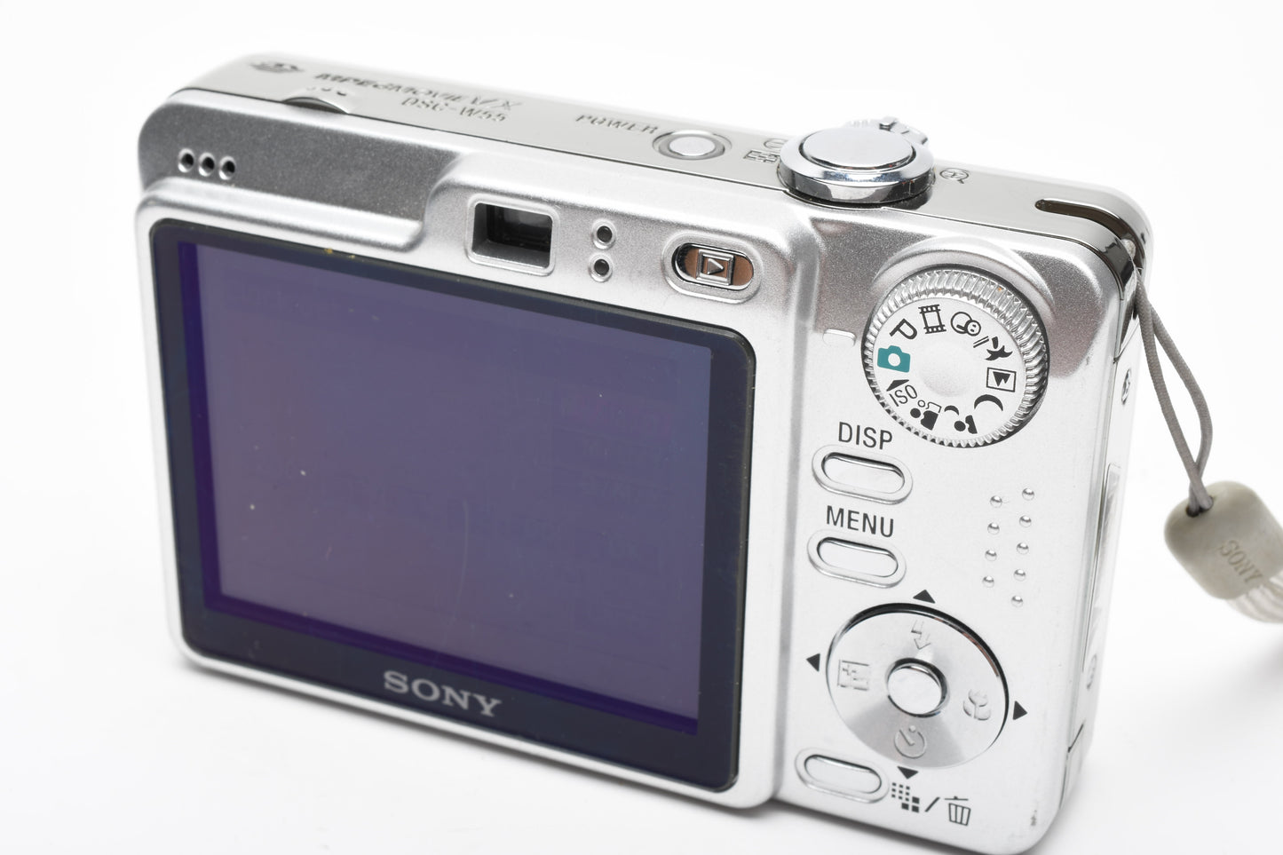 Sony DSC-W55 7.2MP Digital Point&Shoot camera, batt+charger+256MB card, Great!