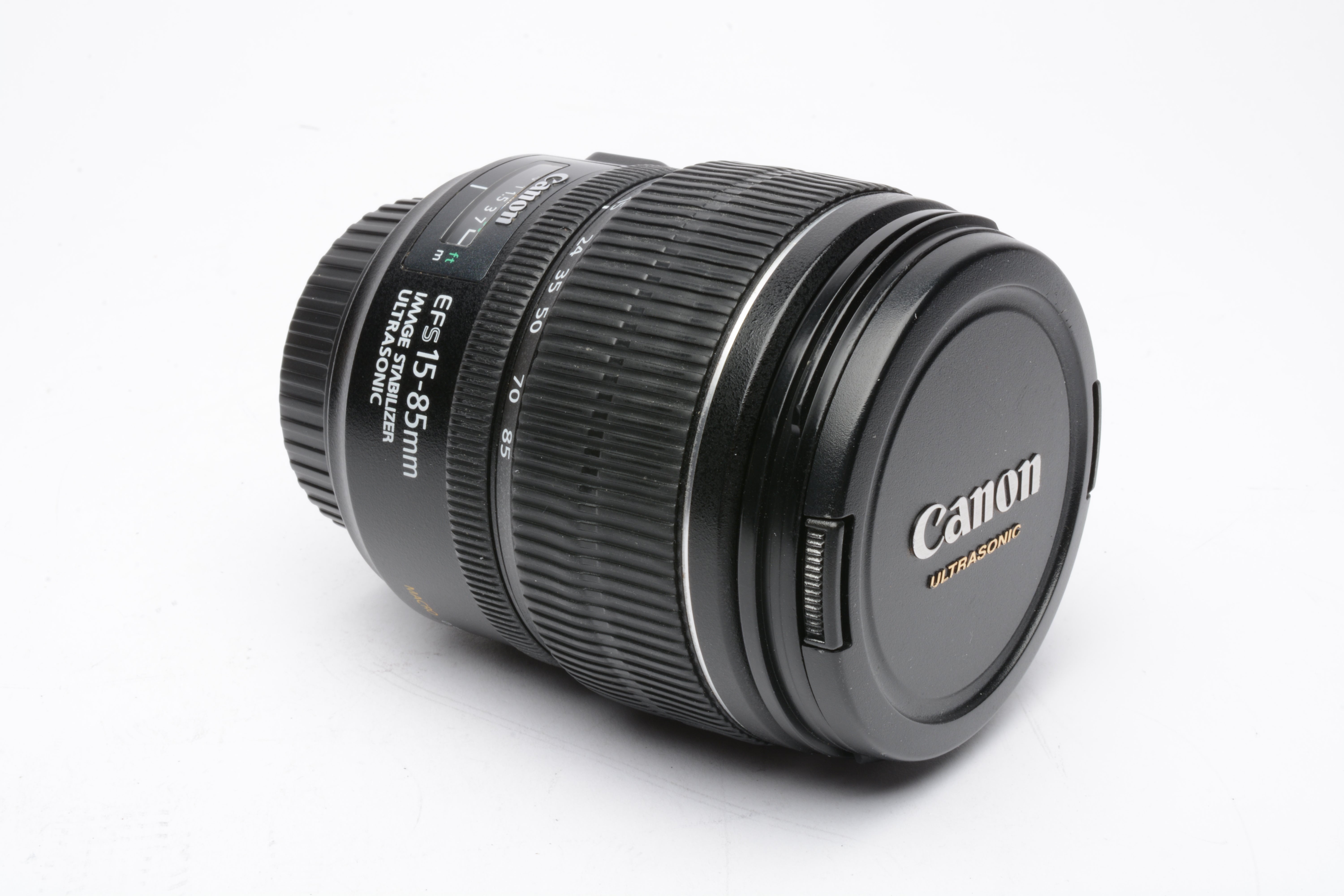 Canon EFS 15-85mm f3.5-5.6 IS USM zoom lens, caps, nice & clean ...