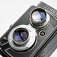 Dejur TLR 120 camera w/85mm f3.5 lens, case+strap, works! tested