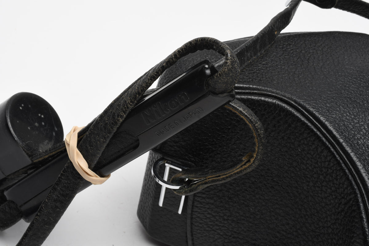 Nikon Nikkormat Nikomat camera leather eveready case, strap, Great!