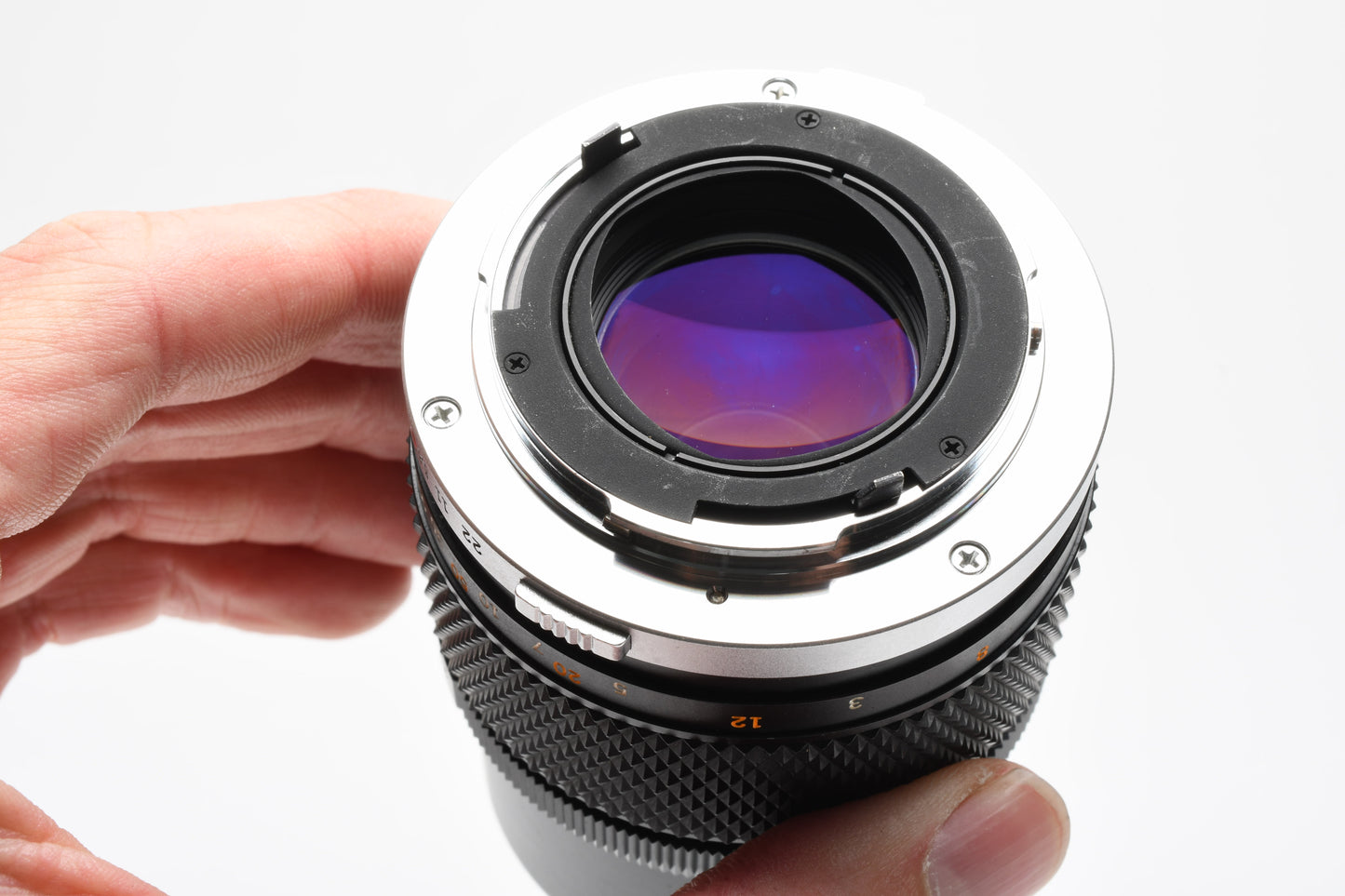 Olympus OM Zuiko 135mm f3.5 Portrait lens, Caps+Case+Sky, Great!