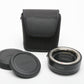 Canon Mount Adapter EF-EOS R, barely used, w/caps + case