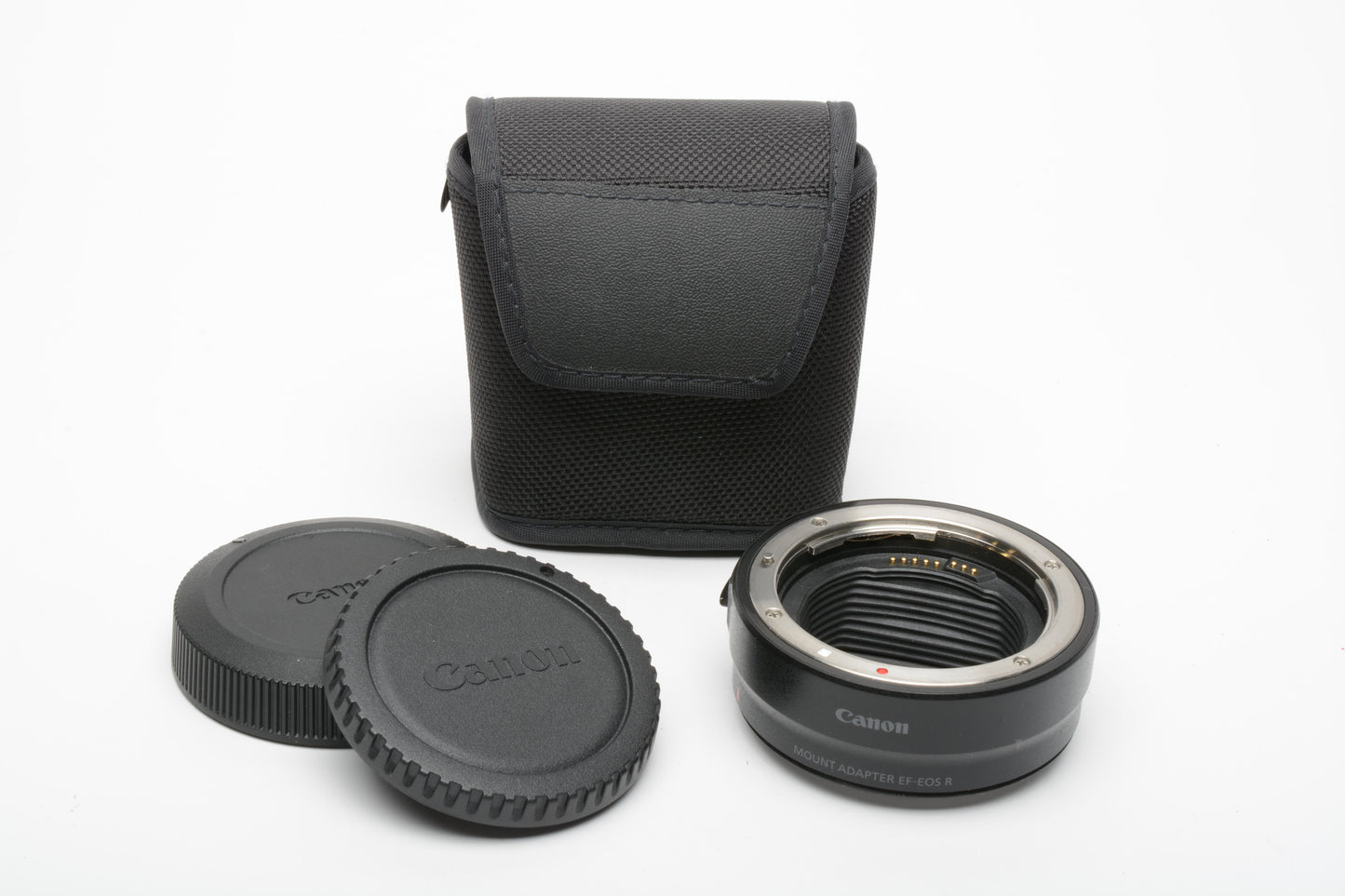 Canon Mount Adapter EF-EOS R, barely used, w/caps + case
