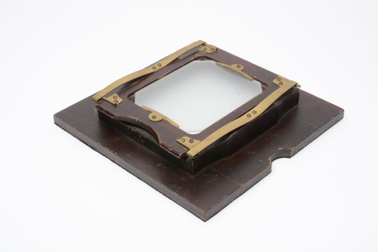 Vintage large format camera back for 3 1/4 x 4 1/4 film sheet holders