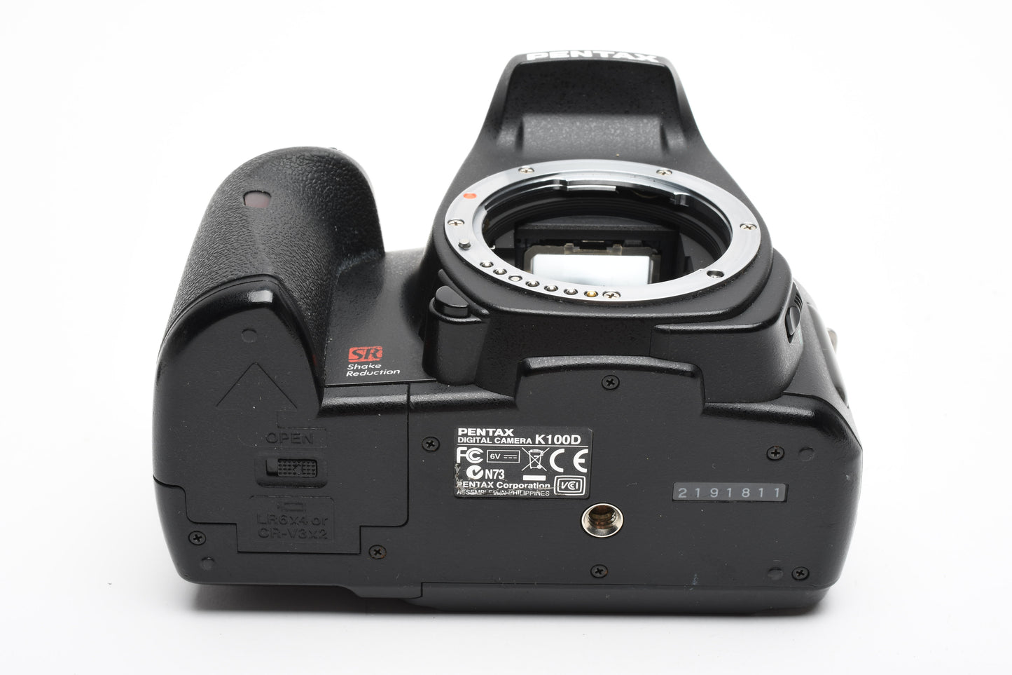Pentax K100D DSLR Body, For parts or Repair