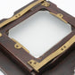 Vintage large format camera back for 3 1/4 x 4 1/4 film sheet holders