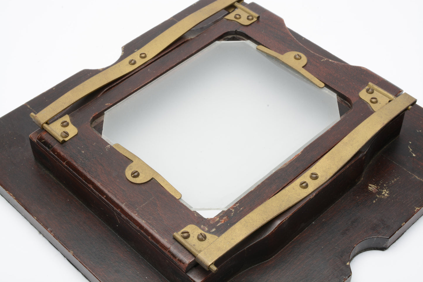 Vintage large format camera back for 3 1/4 x 4 1/4 film sheet holders