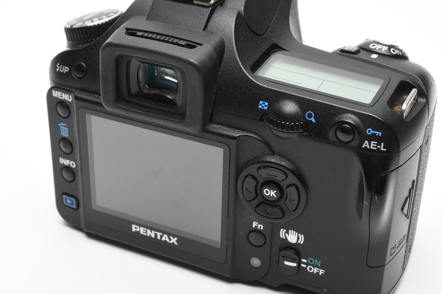 Pentax K100D DSLR Body, For parts or Repair