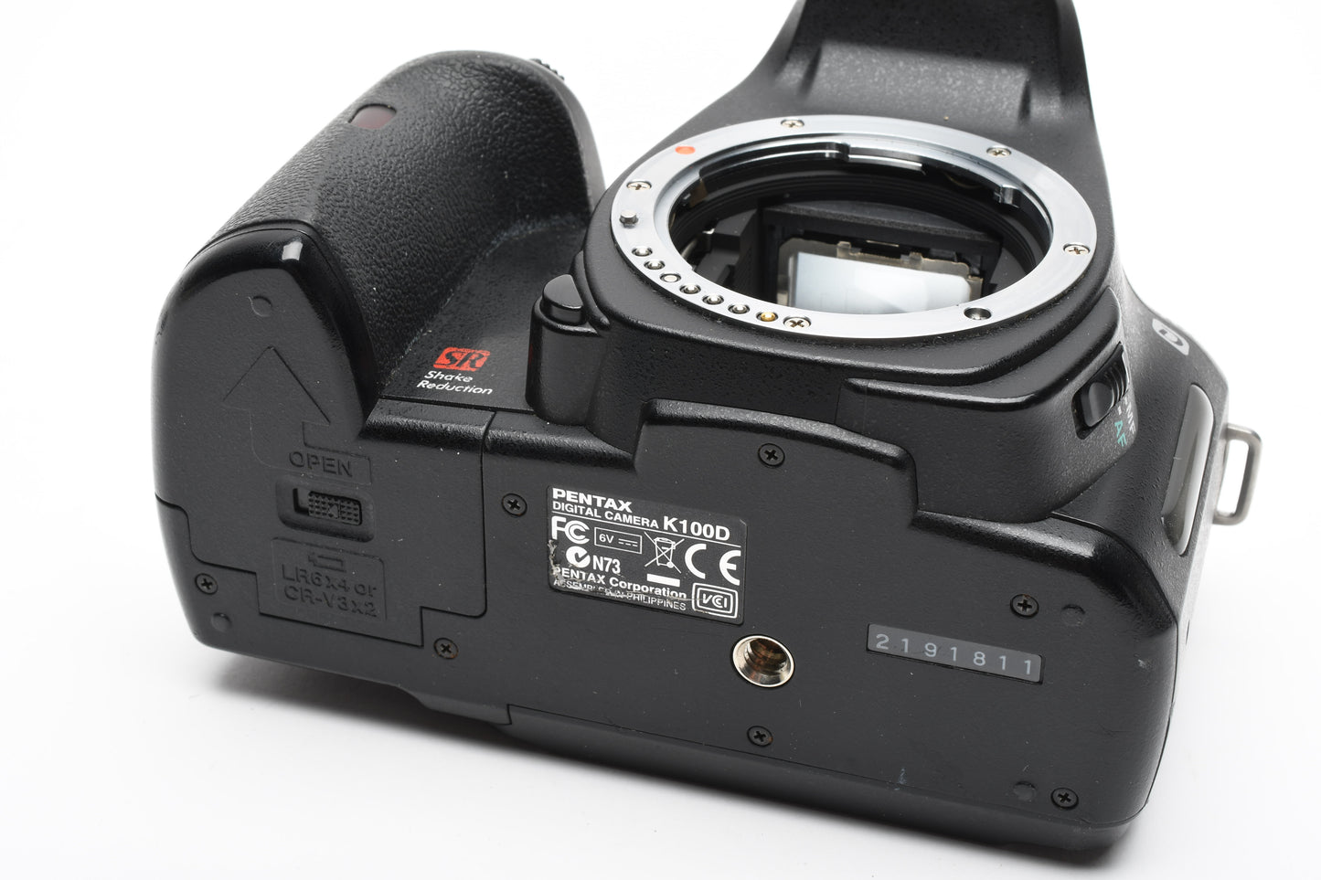 Pentax K100D DSLR Body, For parts or Repair