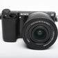 Sony NEX-5r Compact digital w/16-50mm OSS II lens, 2Batts, Dual charger, Tested