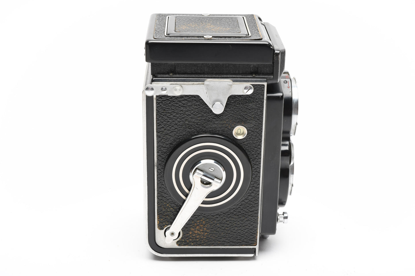 Rolleiflex 3.5 TLR camera w/Tessar 75mm f3.5 lens, Cap+Case, Great!