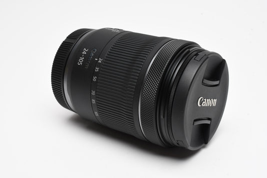 Canon RF 24-105mm f4-7.1 IS STM zoom lens +DHD UV, Mint-, USA
