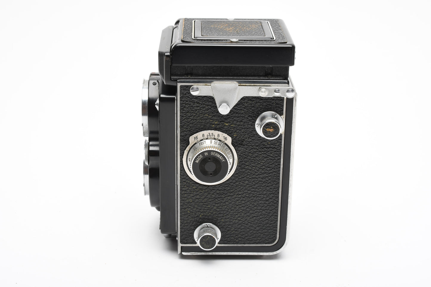 Rolleiflex 3.5 TLR camera w/Tessar 75mm f3.5 lens, Cap+Case, Great!