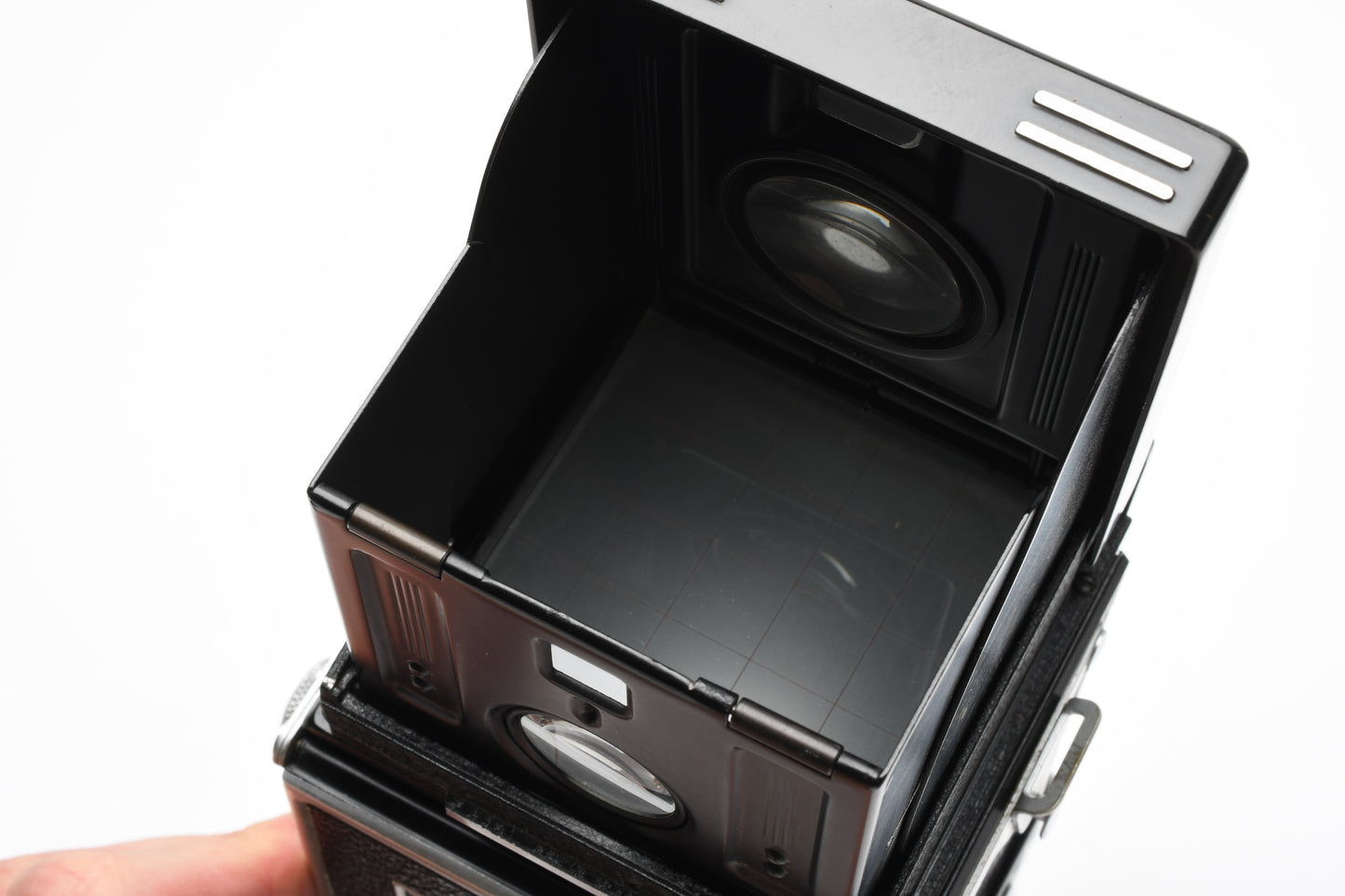 Rolleiflex 3.5 TLR camera w/Tessar 75mm f3.5 lens, Cap+Case, Great!