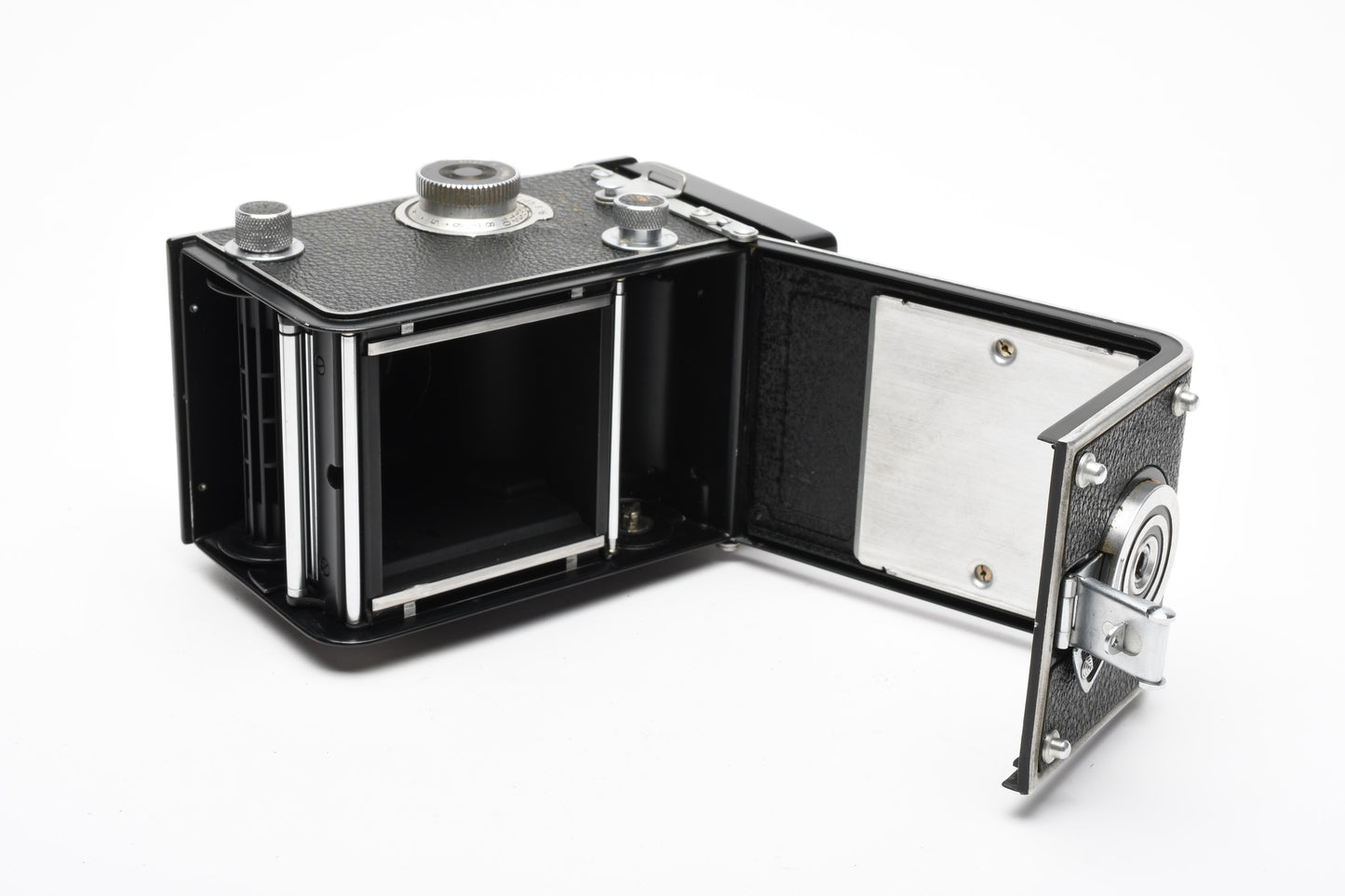 Rolleiflex 3.5 TLR camera w/Tessar 75mm f3.5 lens, Cap+Case, Great!