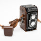 Rolleiflex 3.5 TLR camera w/Tessar 75mm f3.5 lens, Cap+Case, Great!