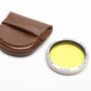 Rollei Rolleifilter Gelb-Mittel 28.5mm Yellow Filter w/Case
