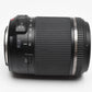 Tamron AF 18-200mm F3.5-6.3 compact zoom lens, hood+UV Canon B018 Mint-