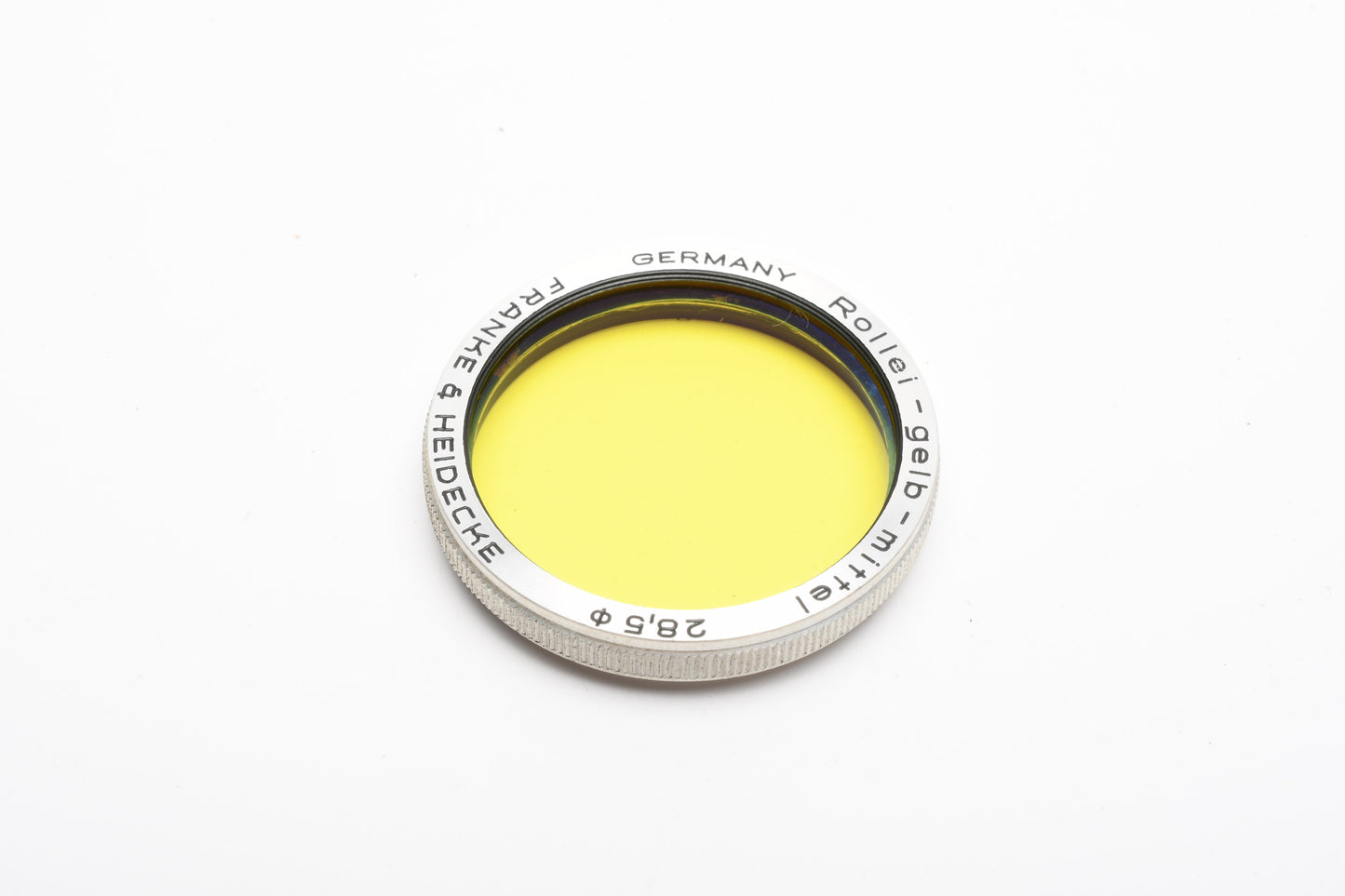 Rollei Rolleifilter Gelb-Mittel 28.5mm Yellow Filter w/Case