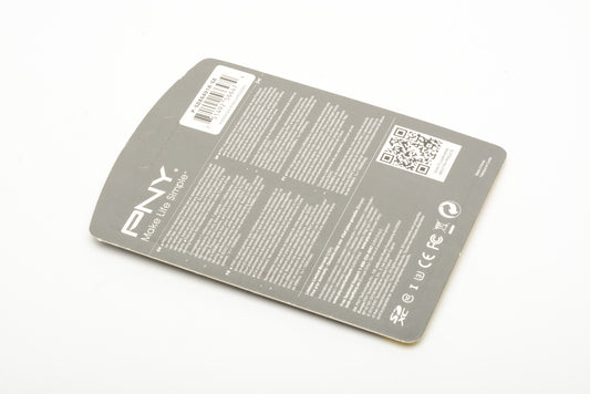 PNY 64GB SD 95MB/s card, new