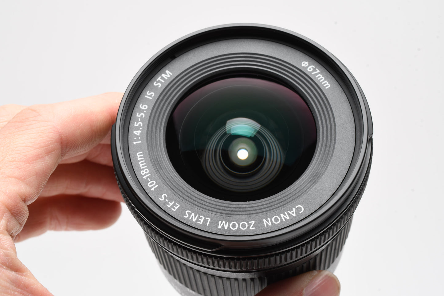 Canon EFS 10-18mm f4.5-5.6 IS STM Zoom Lens, w/Caps+UV, Mint-