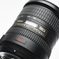 Nikon AF-S Nikkor 18-200mm F3.5-5.6 G ED VR DX zoom lens, clean! +Hood