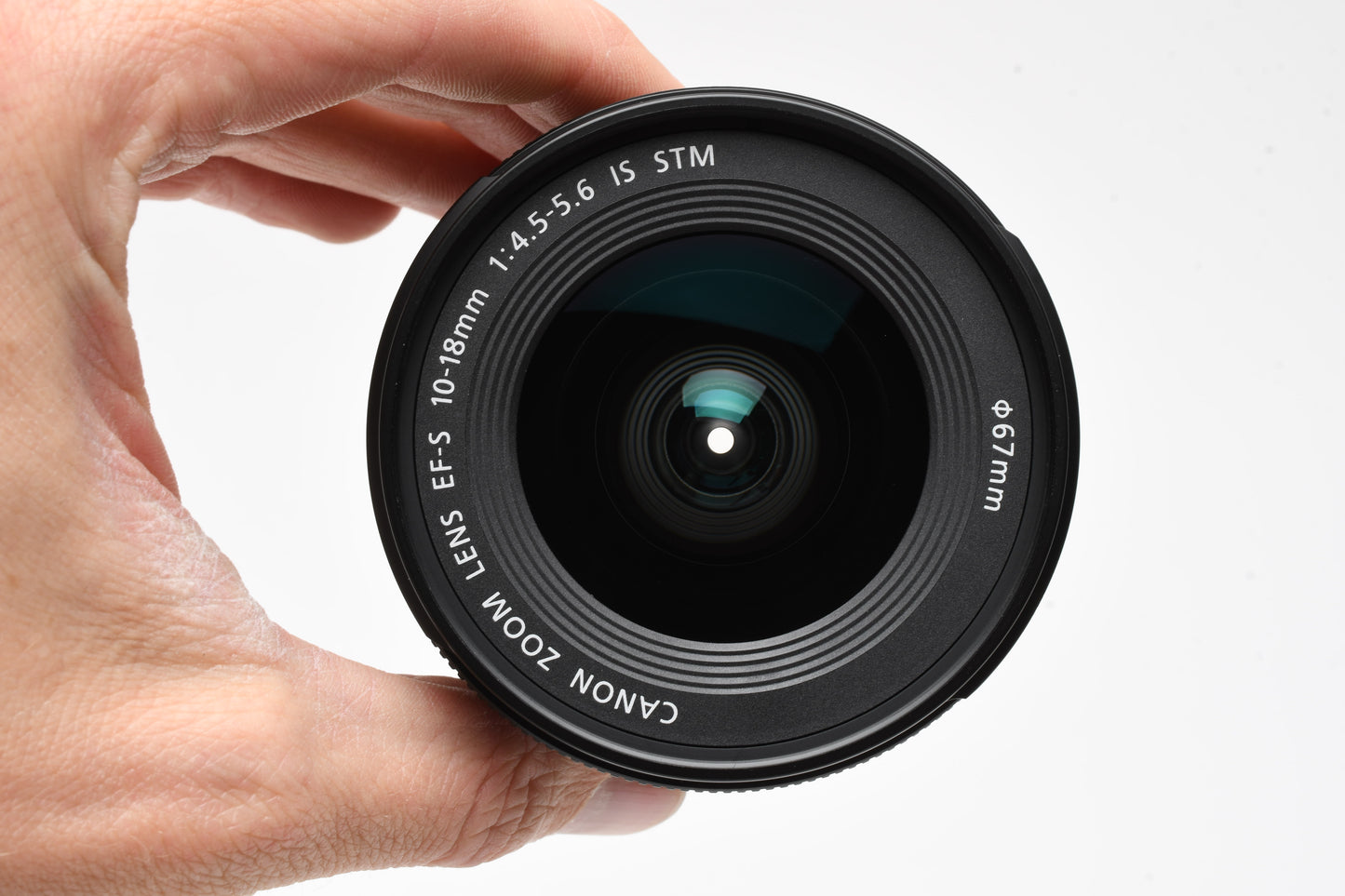 Canon EFS 10-18mm f4.5-5.6 IS STM Zoom Lens, w/Caps+UV, Mint-