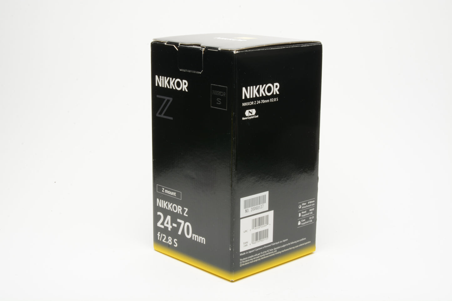 Nikon Nikkor Z 24-70mm f2.8S USA Version, Mint, Boxed