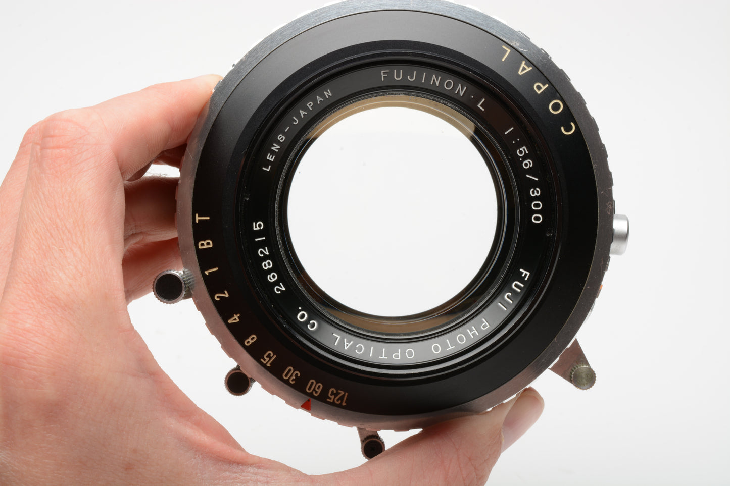 Fuji Fujinon L 300mm f5.6 Large format lens w/Copal Shutter, Clean, tested