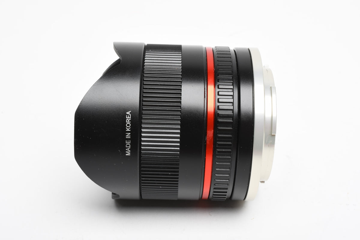 Samyang UMC Fish-Eye II 8mm f2.8 for Sony E Mount, Caps, Mint-