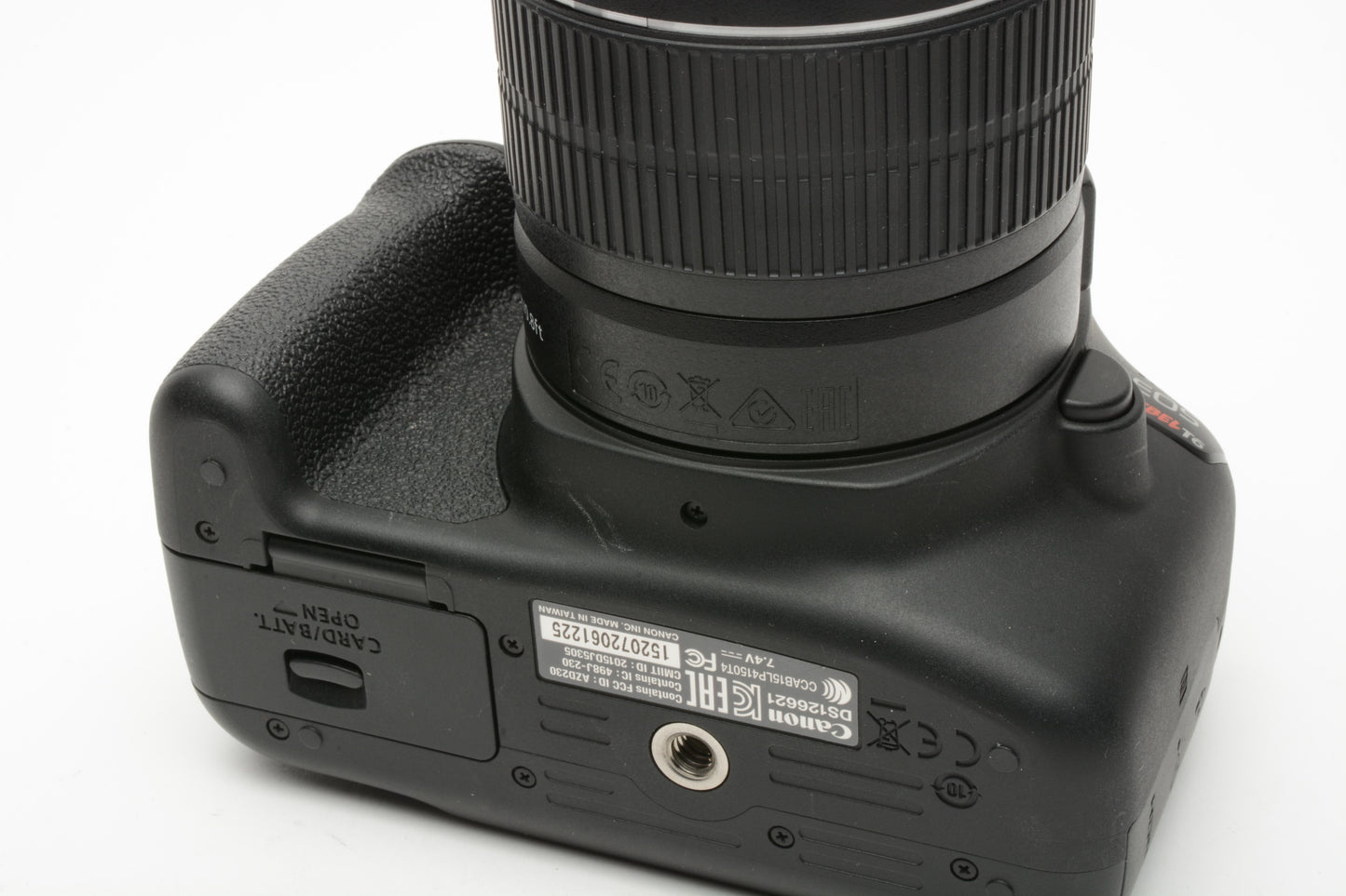 Canon Rebel T6 18MP DSLR w/18-55mm f3.5-5.6 IS II, Batt+charger Only 264 Acts!