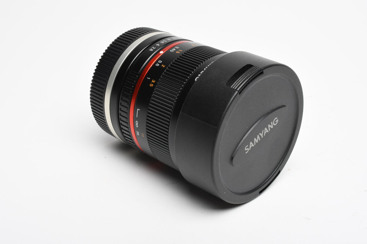 Samyang UMC Fish-Eye II 8mm f2.8 for Sony E Mount, Caps, Mint-