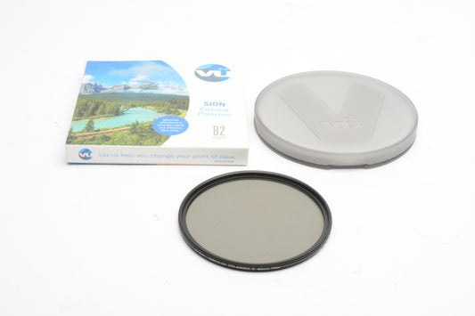 Vu Filters 82mm Sion Circular Polarizer Filter VSCPOL82, Mint-