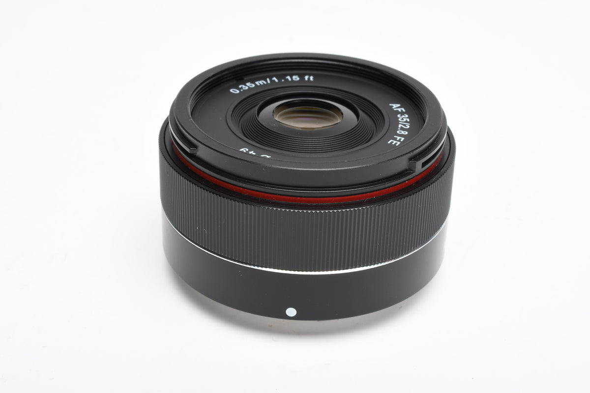 Samyang AF 35mm f2.8 FE for Sony E Mount, Caps, Case, Mint-